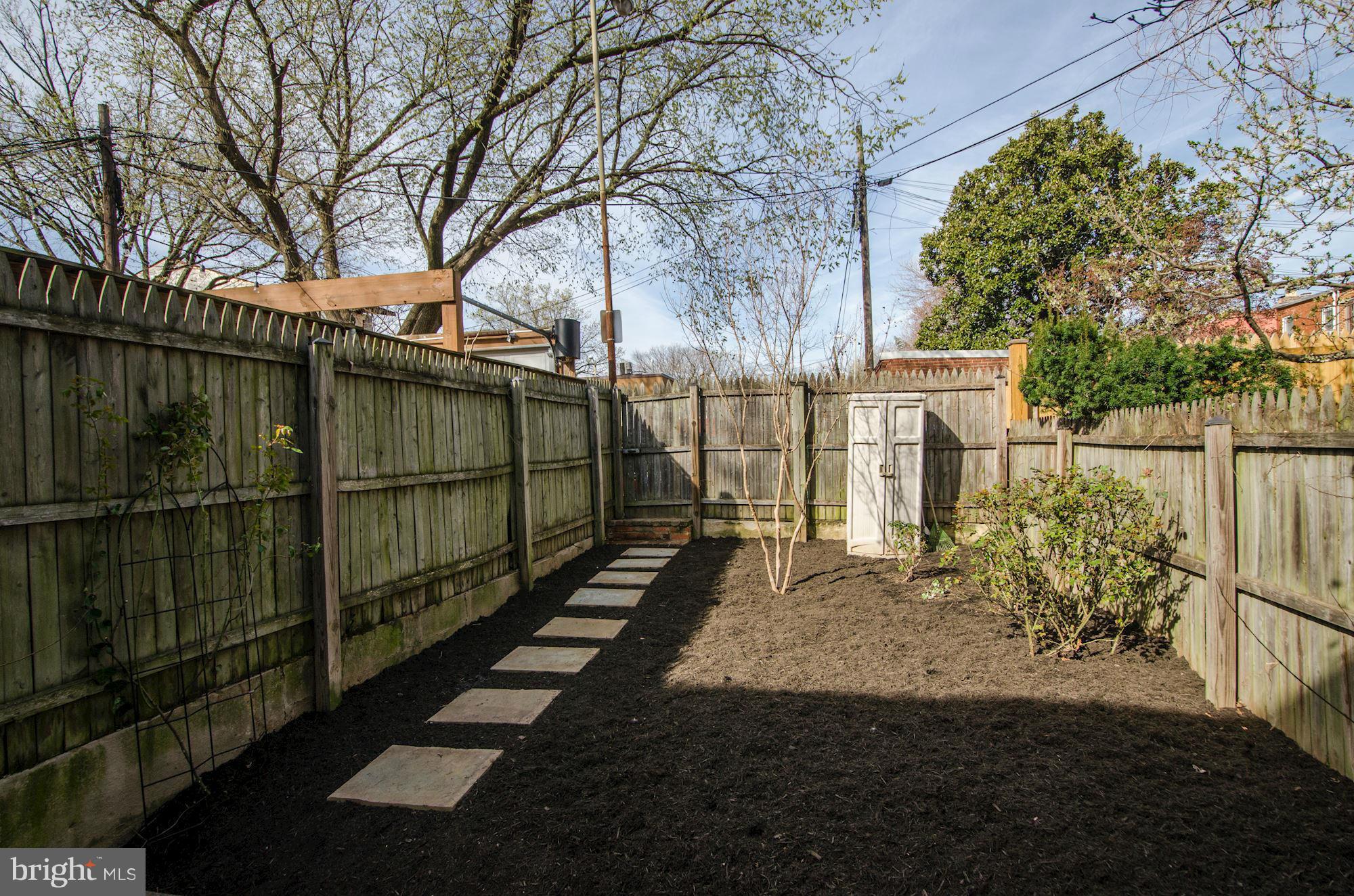 17 15th Street Southeast Washington, DC 20003 - Photo 22 of 28 a view of a backyard with large trees