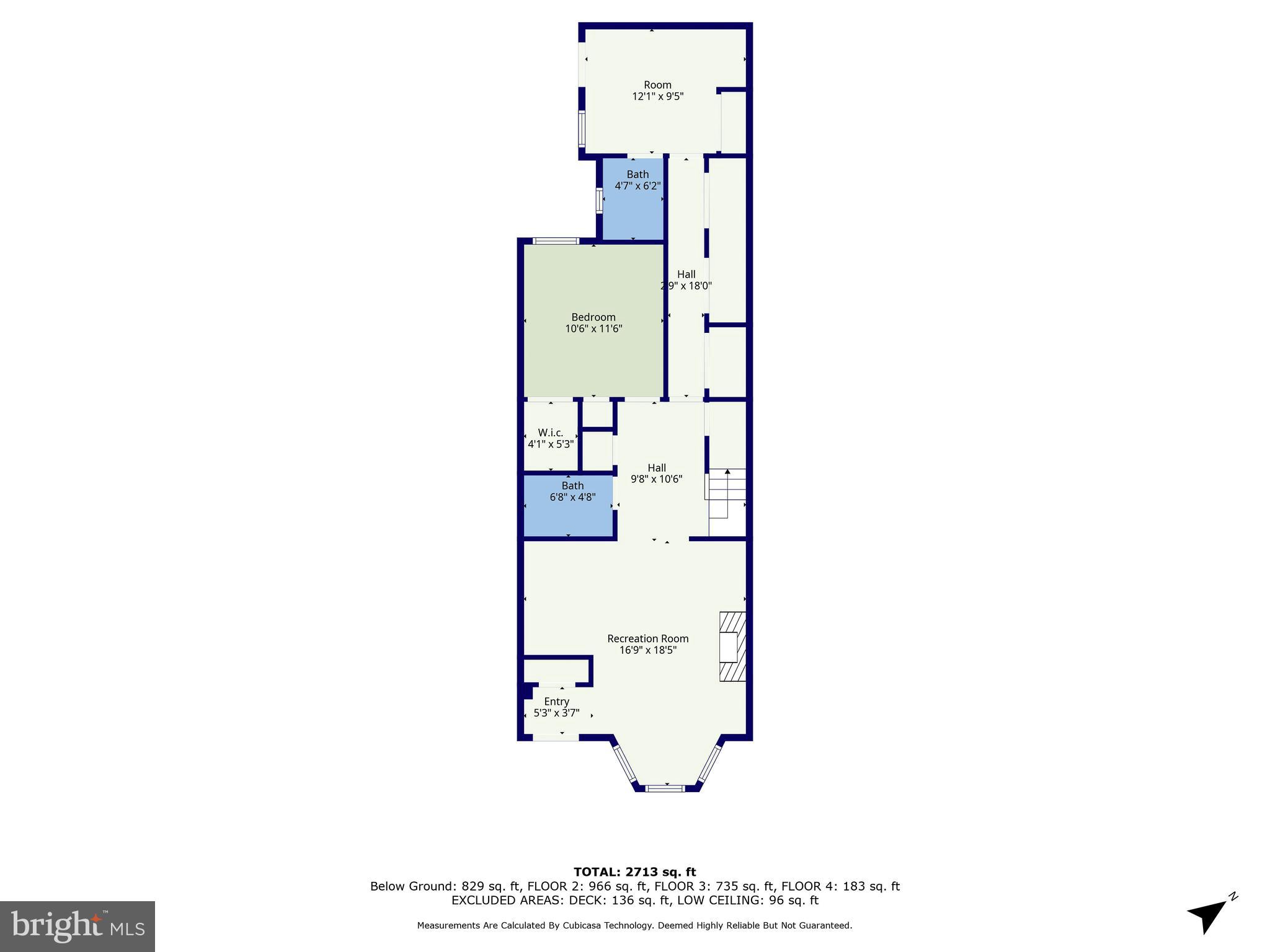 144 Tennessee Avenue Northeast Washington, DC 20002 - Photo 64 of 68 a picture of a floor plan