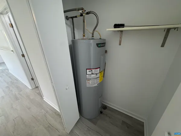 a view of water heater room