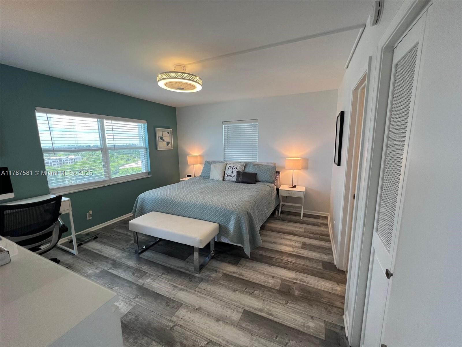 1500 South Ocean Boulevard, Unit 907 Pompano Beach, FL 33062 - Photo 12 of 14 a bedroom with a bed and a window