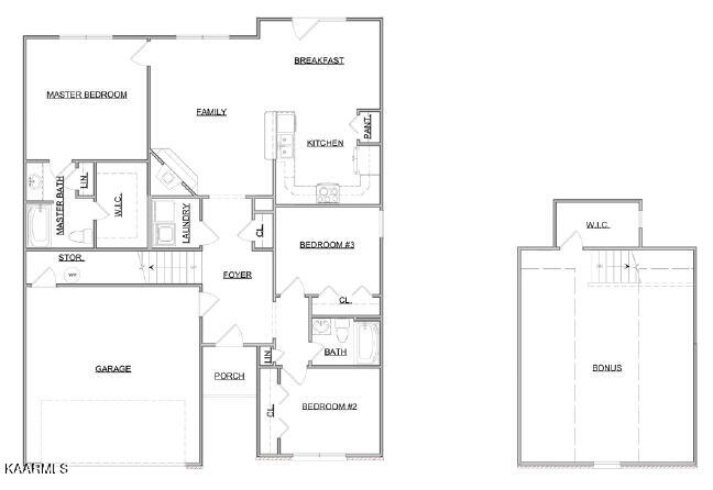 7609 Honey Oaks Road Corryton, TN 37721 - Photo 2 of 2 Ashford-Floor-Plan