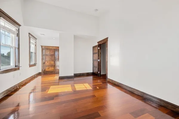 a view of an empty room with window