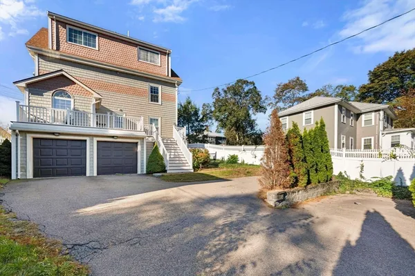 a view of a house with a patio