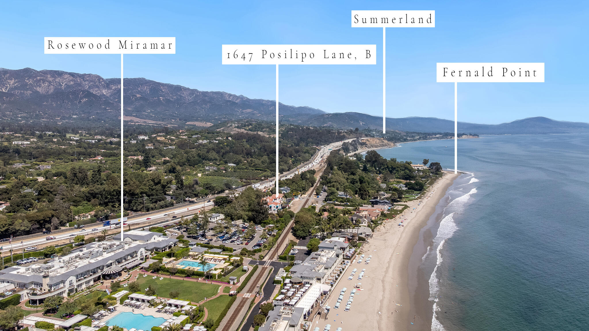 1647 Posilipo Lane, Unit B Montecito, CA 93108 - Photo 3 of 37 a view of a city from a terrace