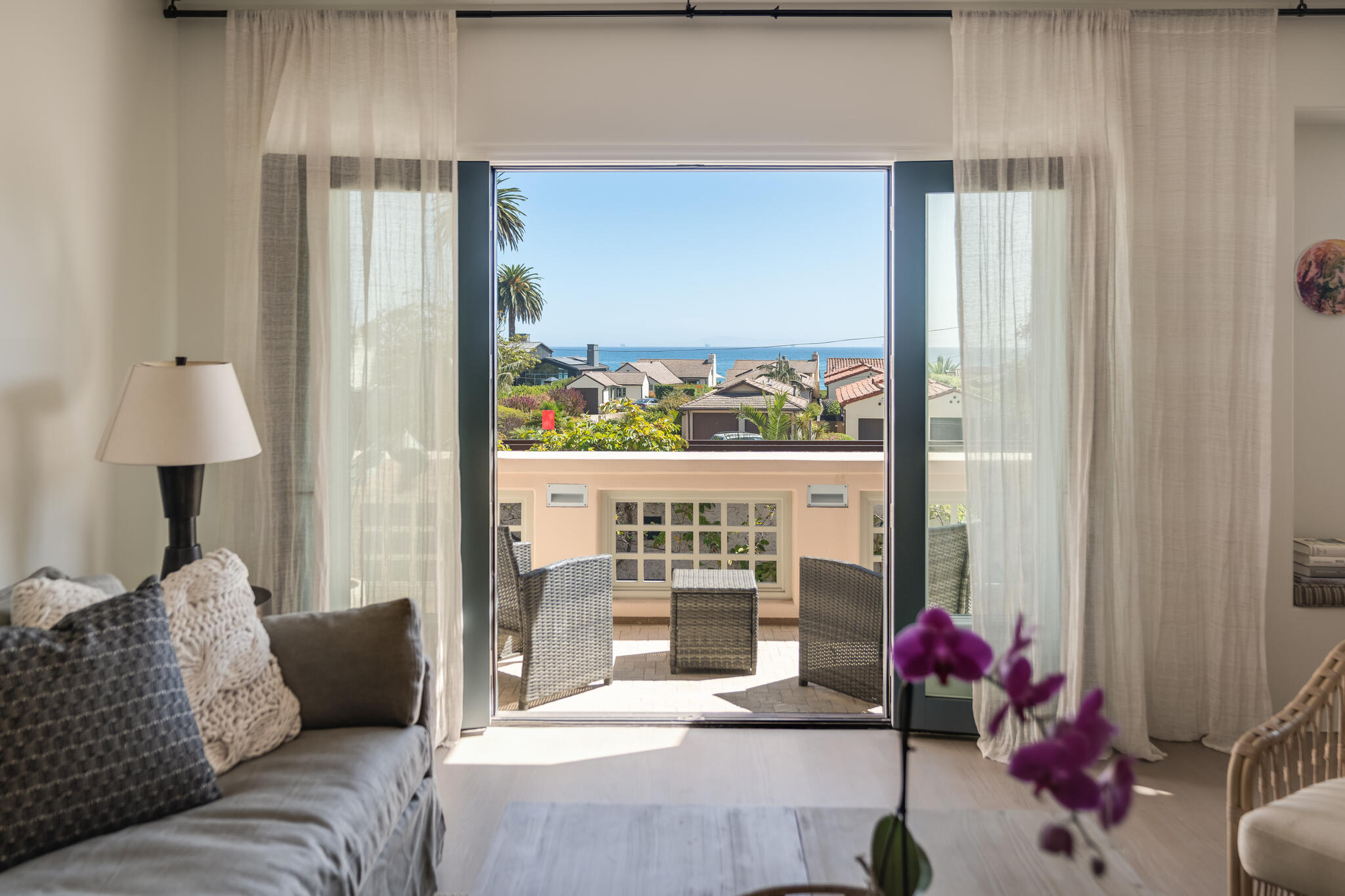 1647 Posilipo Lane, Unit B Montecito, CA 93108 - Photo 5 of 37 a living room with furniture and a window