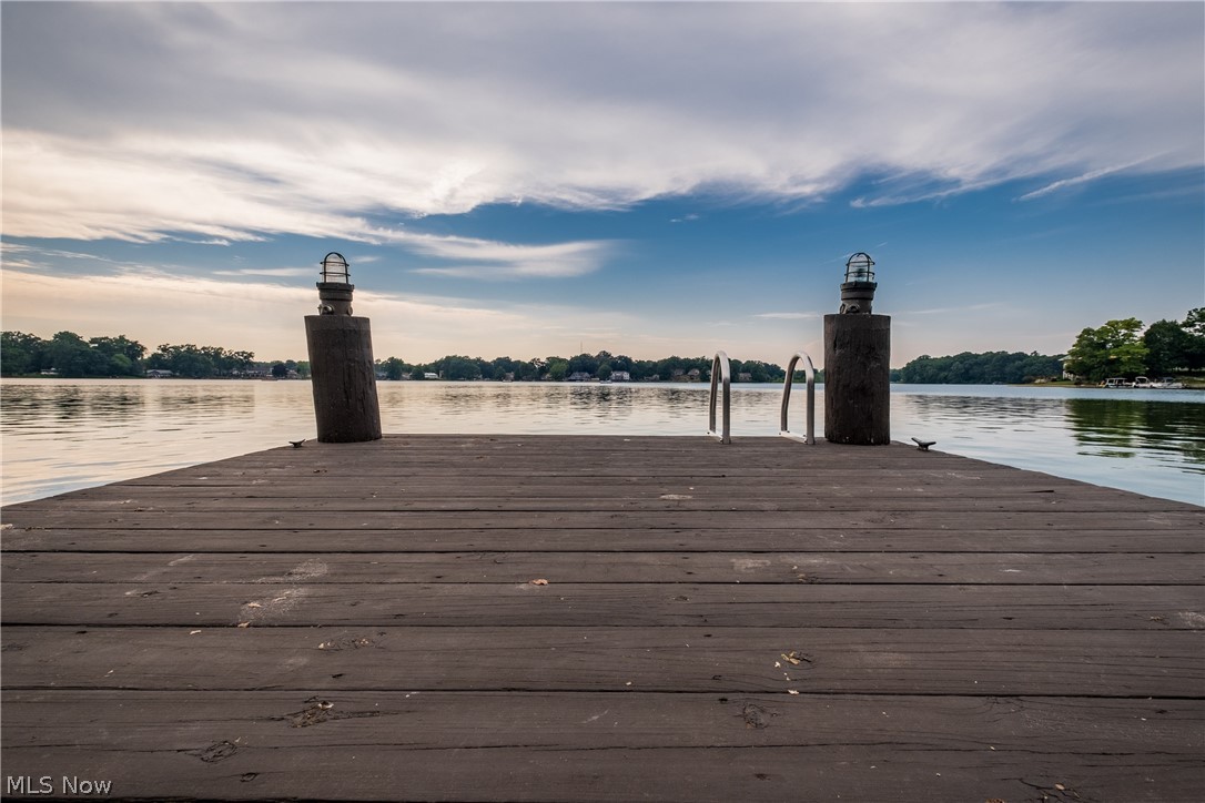 1415 Harbor Drive Northwest Canton, OH 44708 - Photo 44 of 46 Dock area featuring a water view
