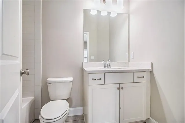 a view of an empty room