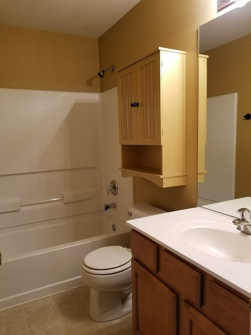 2444 Emily Lane, Unit 2444 Elgin, IL 60124 - Photo 14 of 22 a bathroom with a sink a toilet and shower