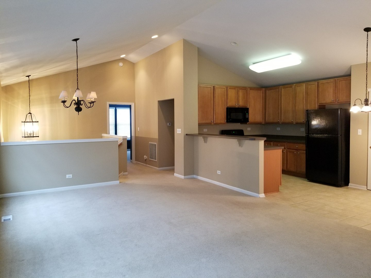 2444 Emily Lane, Unit 2444 Elgin, IL 60124 - Photo 5 of 22 a kitchen with stainless steel appliances granite countertop a refrigerator and a sink