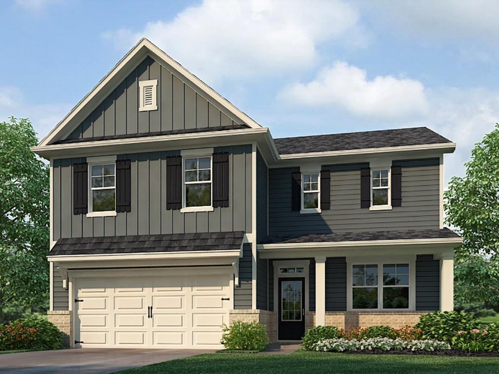 80 HighGrove Way Dallas, GA 30157 - Photo 1 of 1 The Galen Elevation L at Palisades in Dallas, Georgia