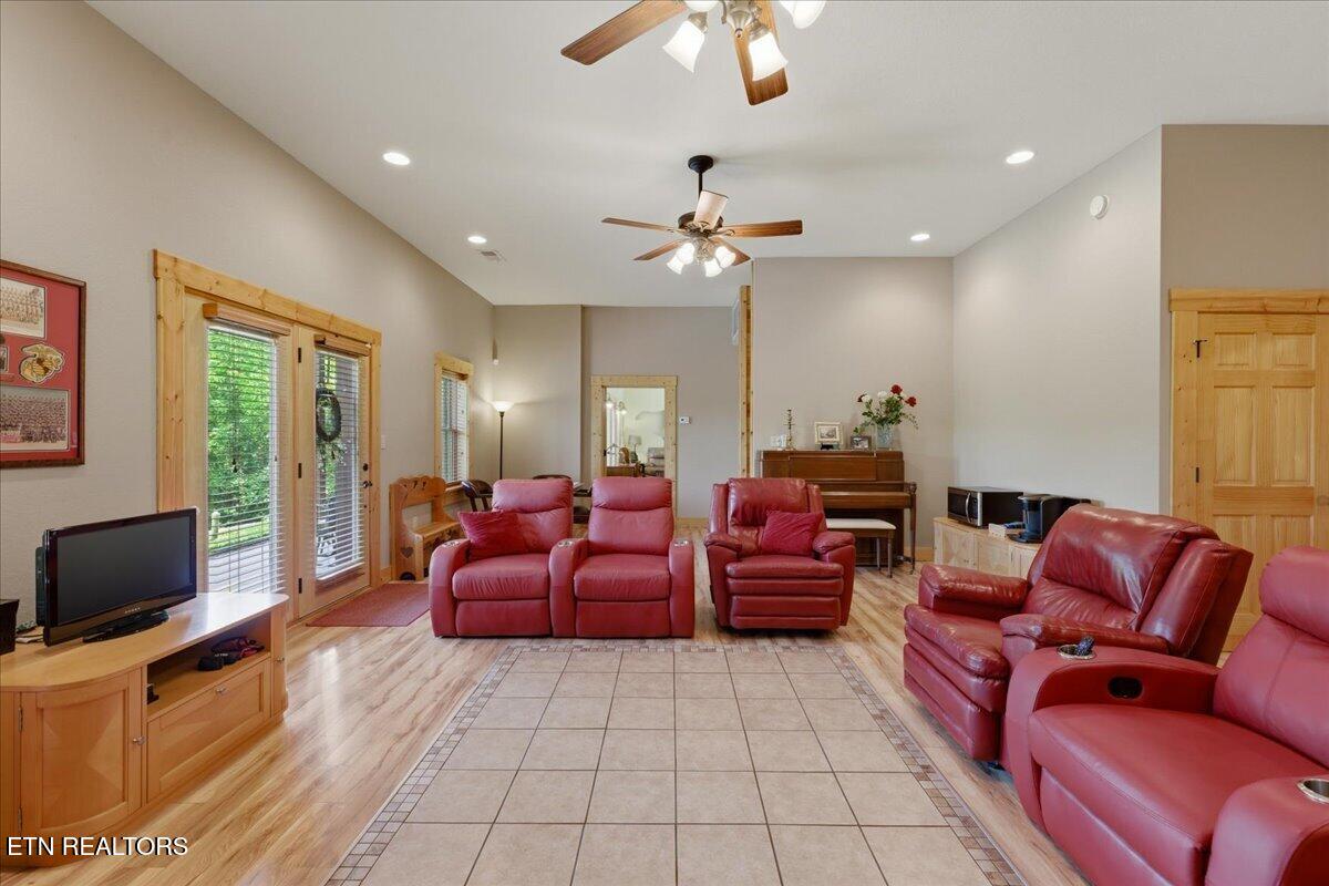 2732 Cayanne Road Cosby, TN 37722 - Photo 33 of 55 Downstairs Entertainment/Family Room