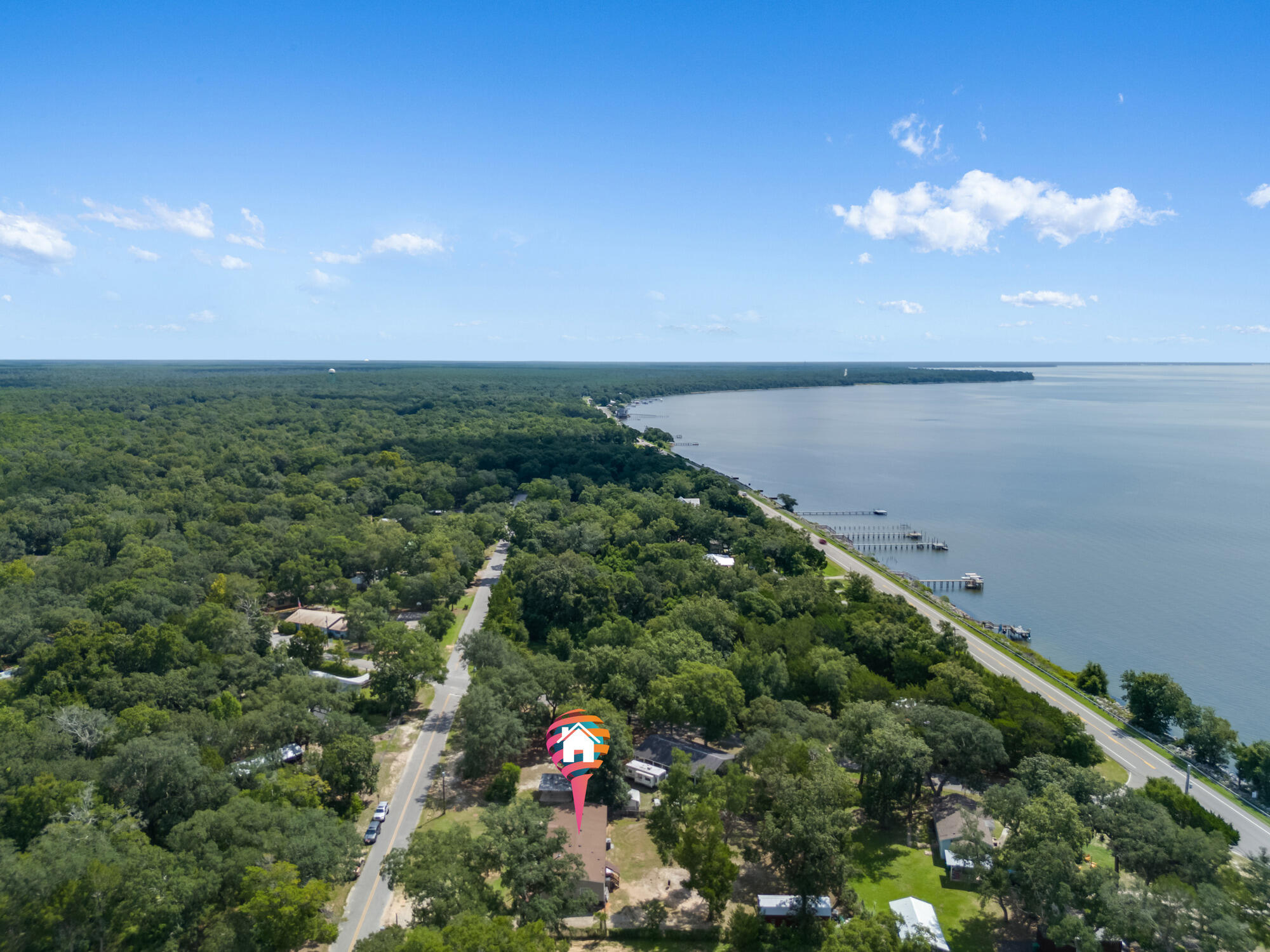 508 Live Oak Street Freeport, FL 32439 - Photo 19 of 47 a view of a lake