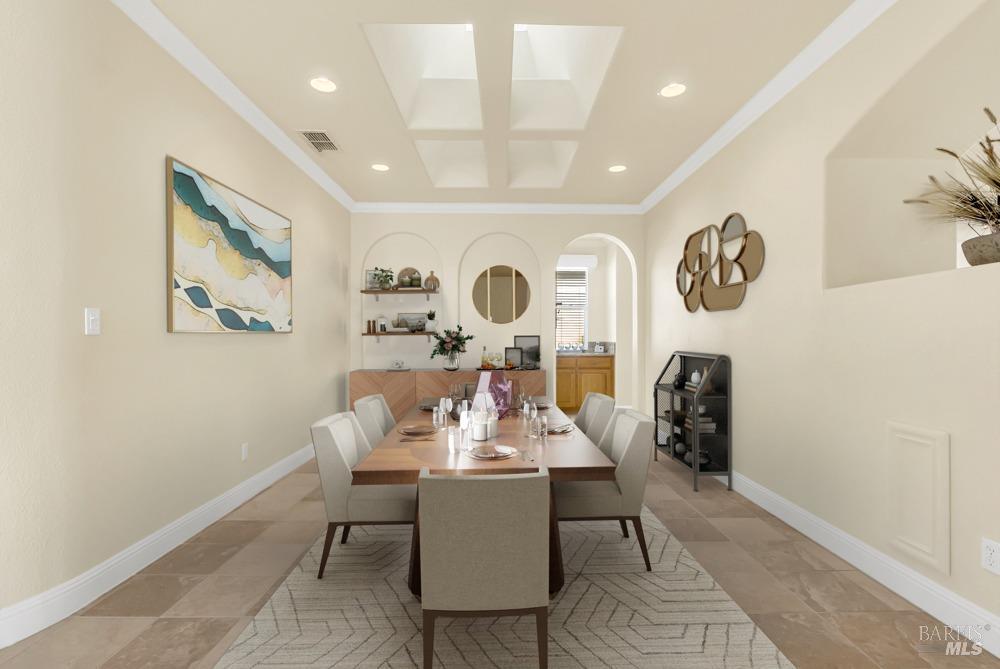 110 Foxwood Lane Rio Vista, CA 94571 - Photo 7 of 79 a view of a very nice looking dining room with furniture and chandelier
