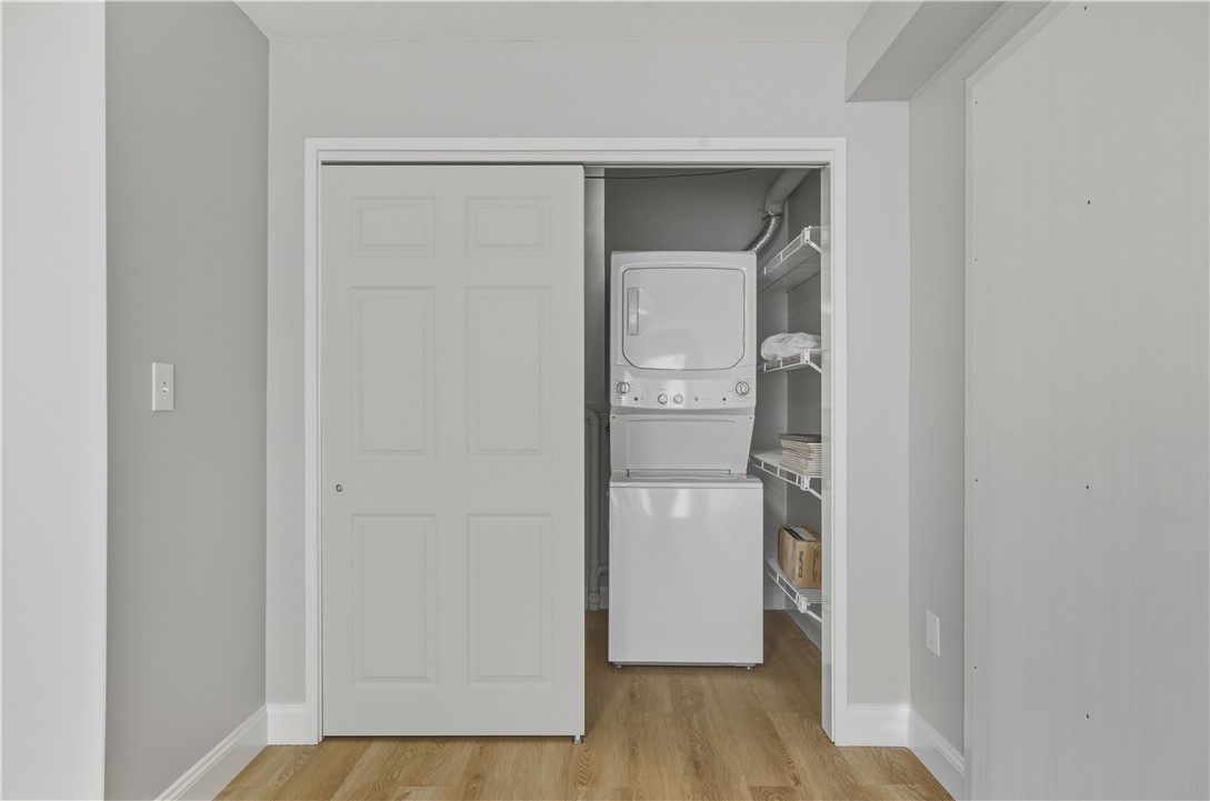 20 America Way, Unit B Newport, RI 02840 - Photo 8 of 25 Laundry in lvrm closet