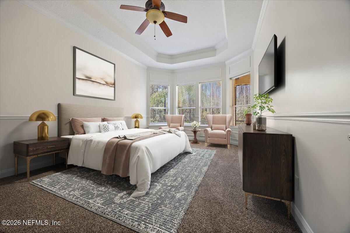 436 Chattan Way Fruit Cove, FL 32259 - Photo 12 of 41 a spacious bedroom with a bed and window