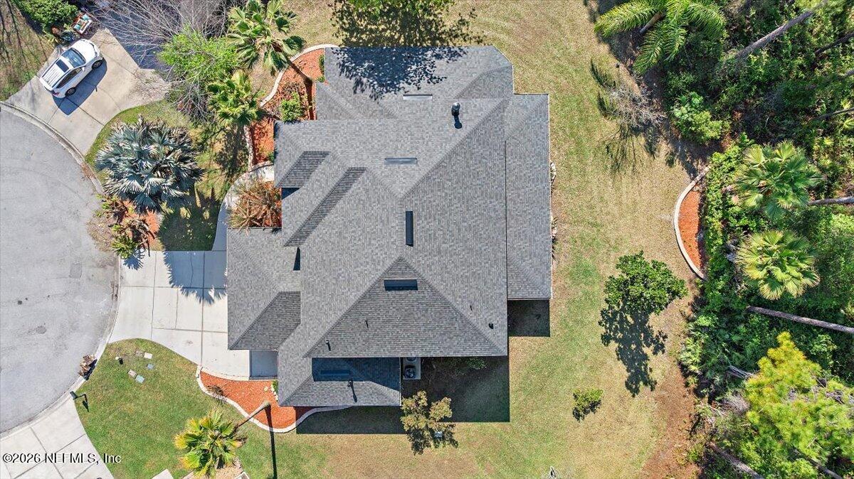 436 Chattan Way Fruit Cove, FL 32259 - Photo 34 of 41 an aerial view of a house with swimming pool and porch