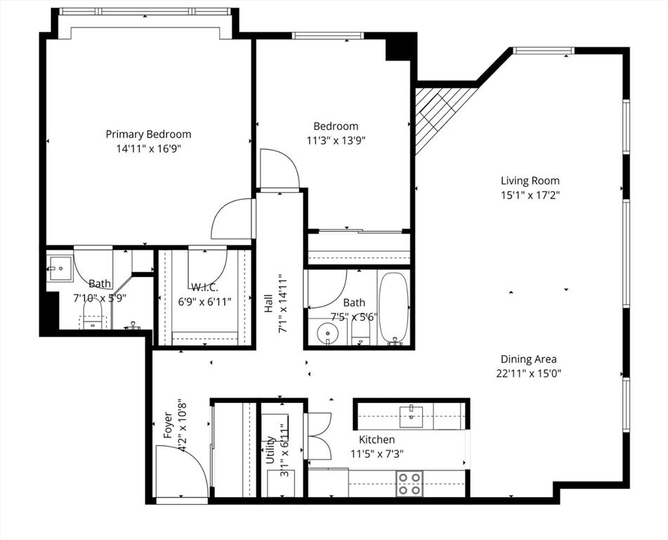 201 Newbury Street, Unit 405 Boston, MA 02116 - Photo 17 of 17 unknown