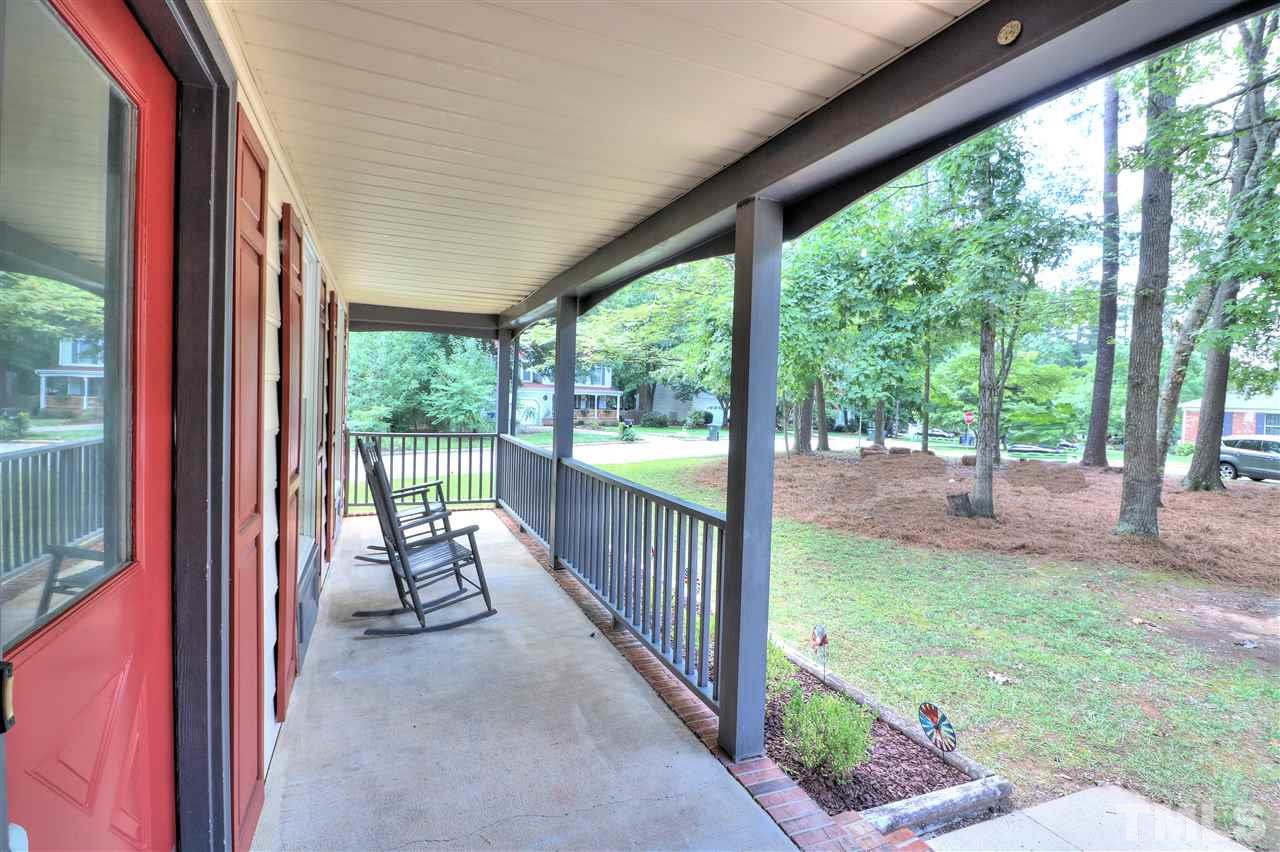 1909 Summerlyn Court Raleigh, NC 27609 - Photo 23 of 24 a view of a patio with a backyard