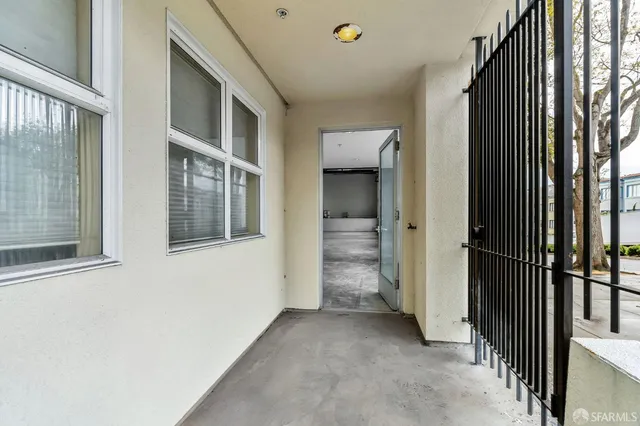 a view of an entryway door