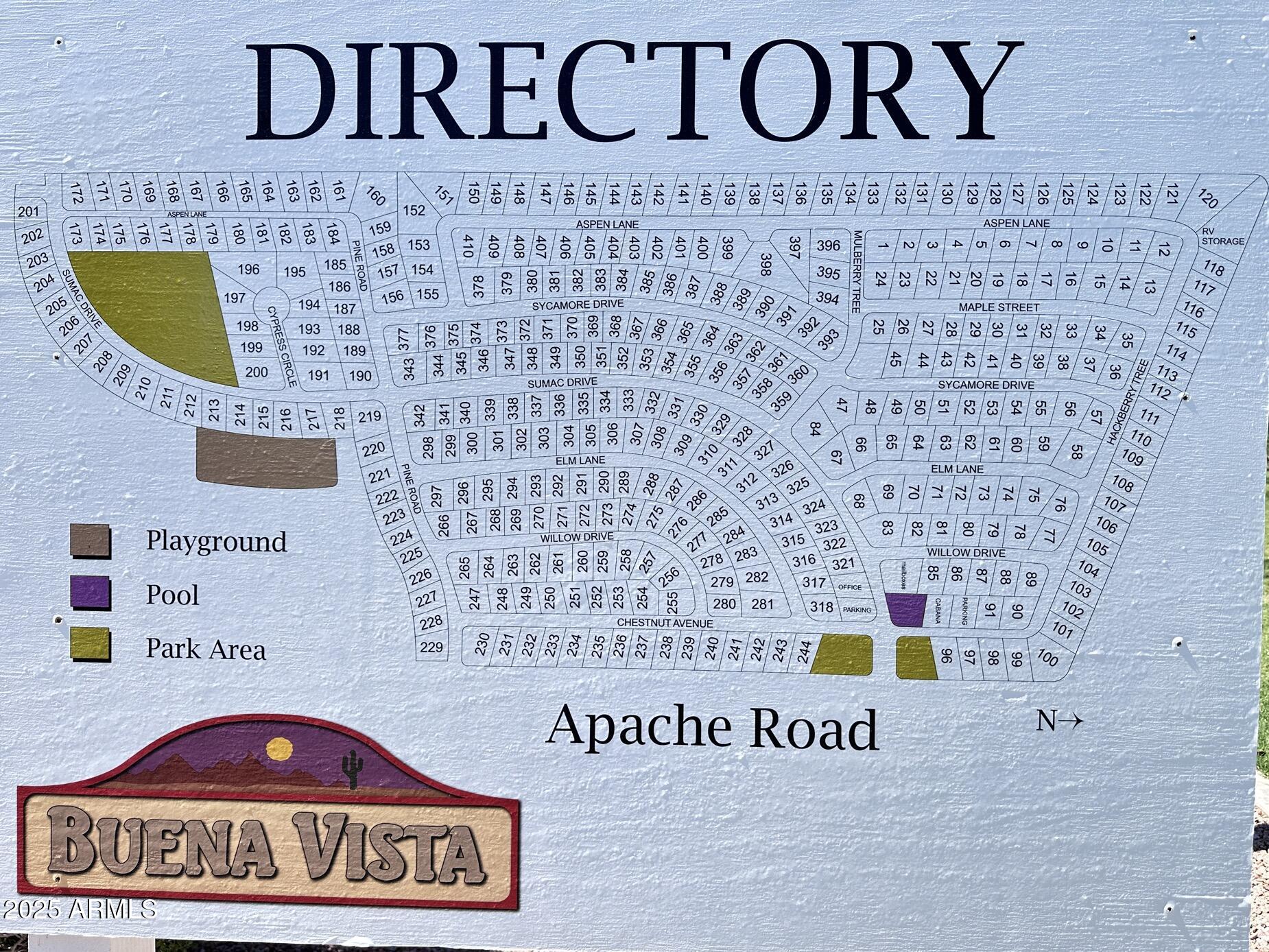 2000 South Apache Road, Unit 126 Buckeye, AZ 85326 - Photo 28 of 29 a sign that is on a wooden wall