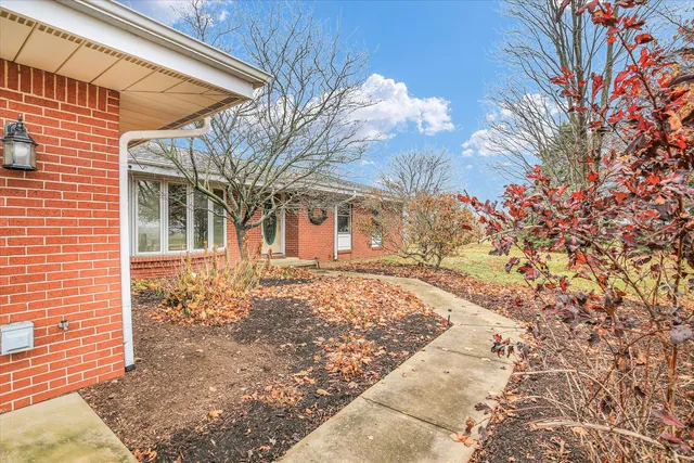a view of a house with a snow
