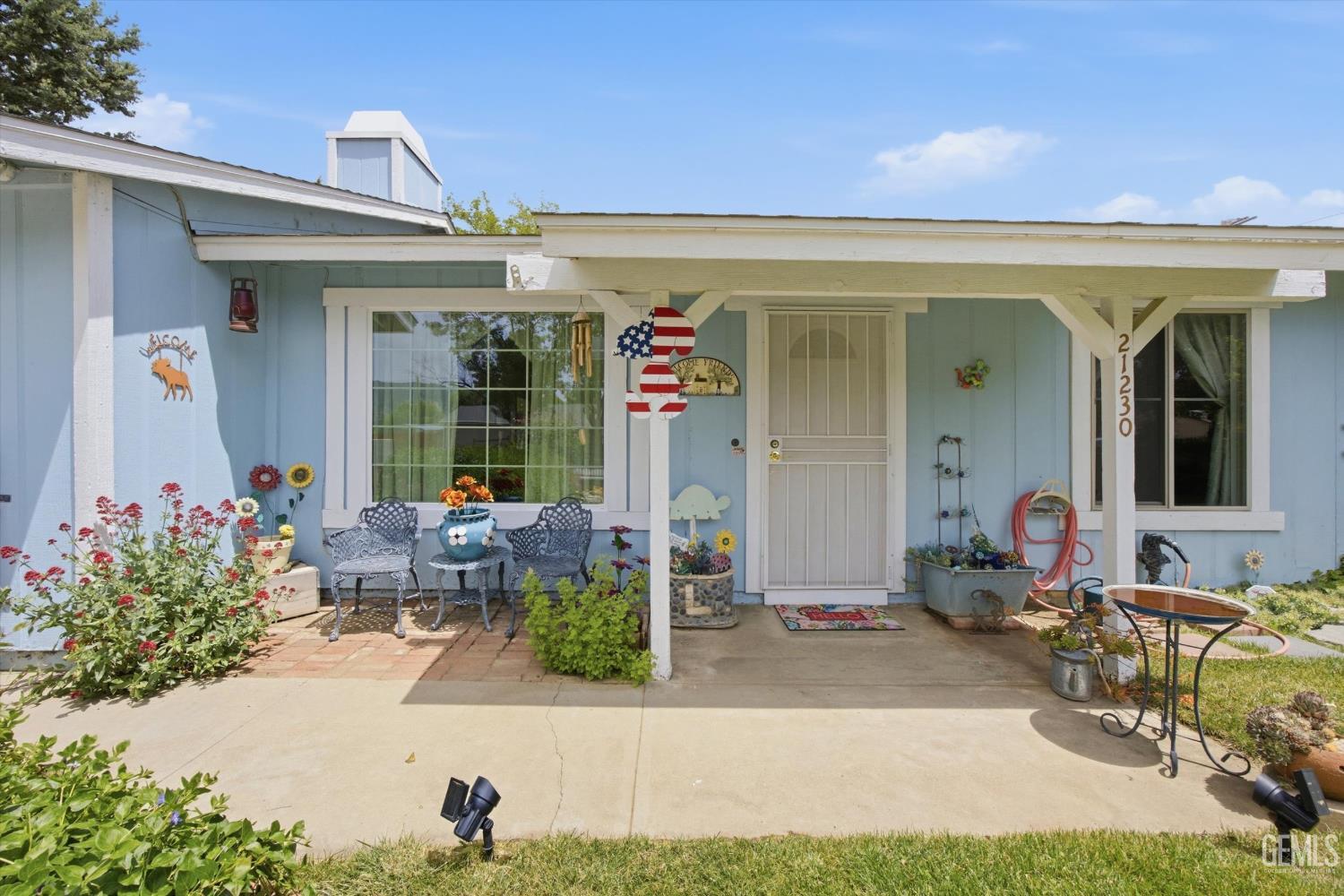 Undisclosed Address Tehachapi, CA 93561 - Photo 17 of 48 a front view of a house with outdoor seating