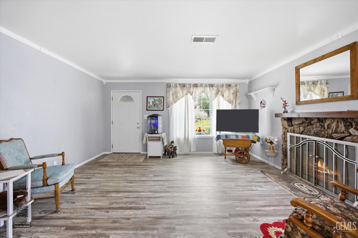 Undisclosed Address Tehachapi, CA 93561 - Photo 20 of 48 a view of livingroom with furniture and a flat screen tv