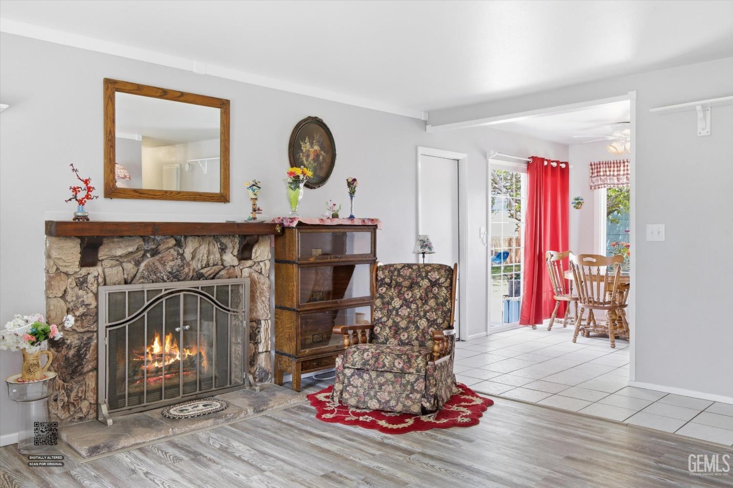Undisclosed Address Tehachapi, CA 93561 - Photo 23 of 48 a living room with furniture and a fireplace
