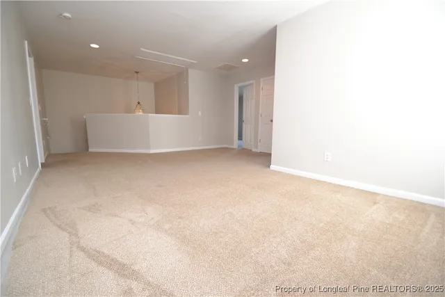 a view of an empty room