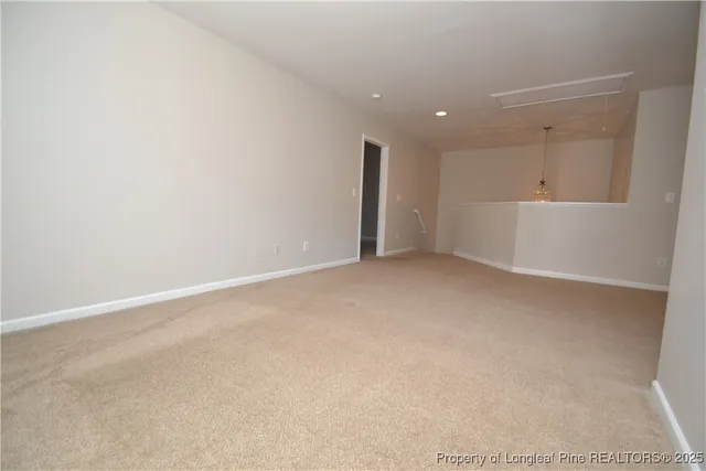 a view of empty room