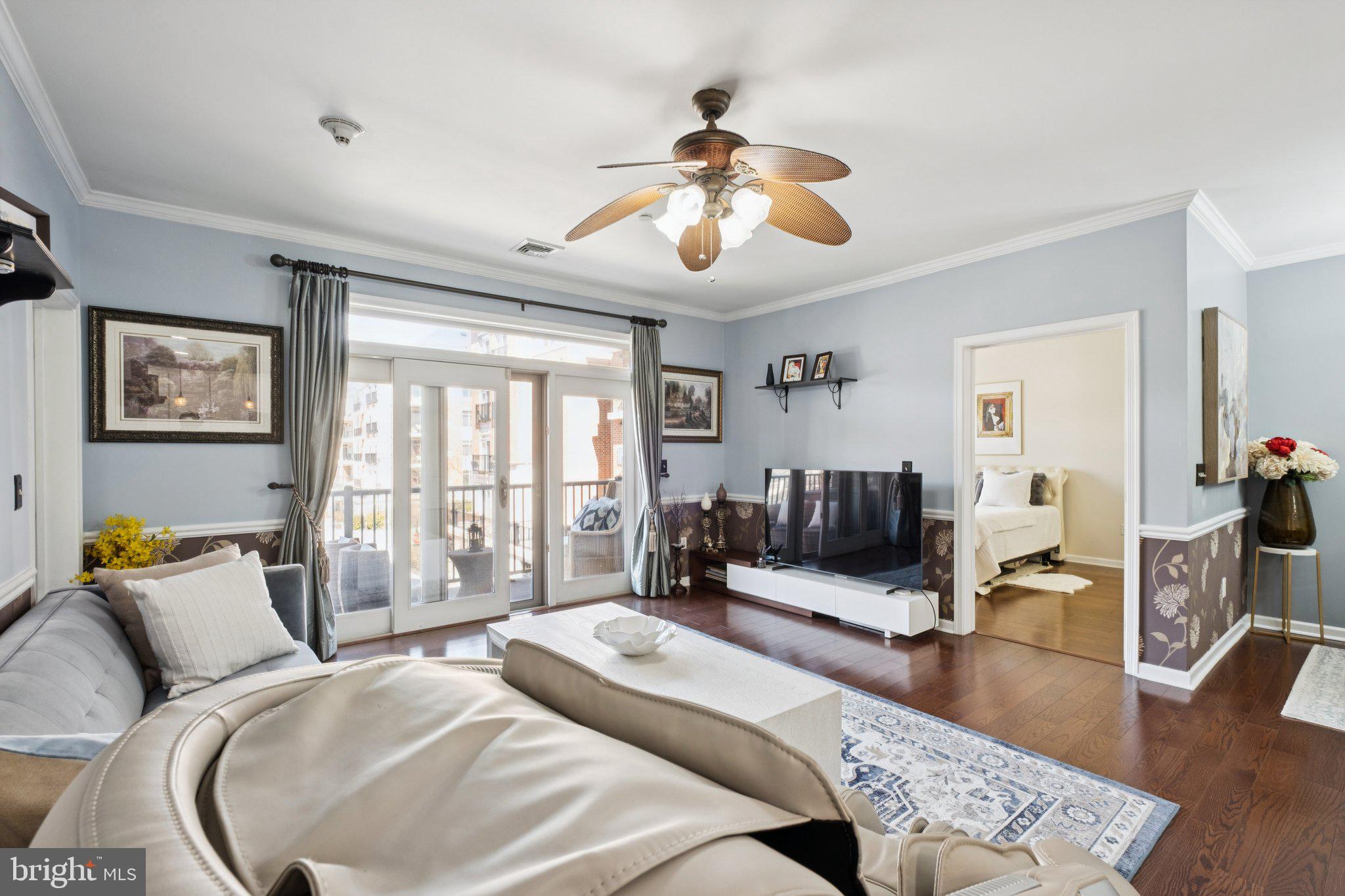 309 Carson Terrace Huntingdon Valley, PA 19006 - Photo 14 of 44 a bedroom with furniture and a wooden floor