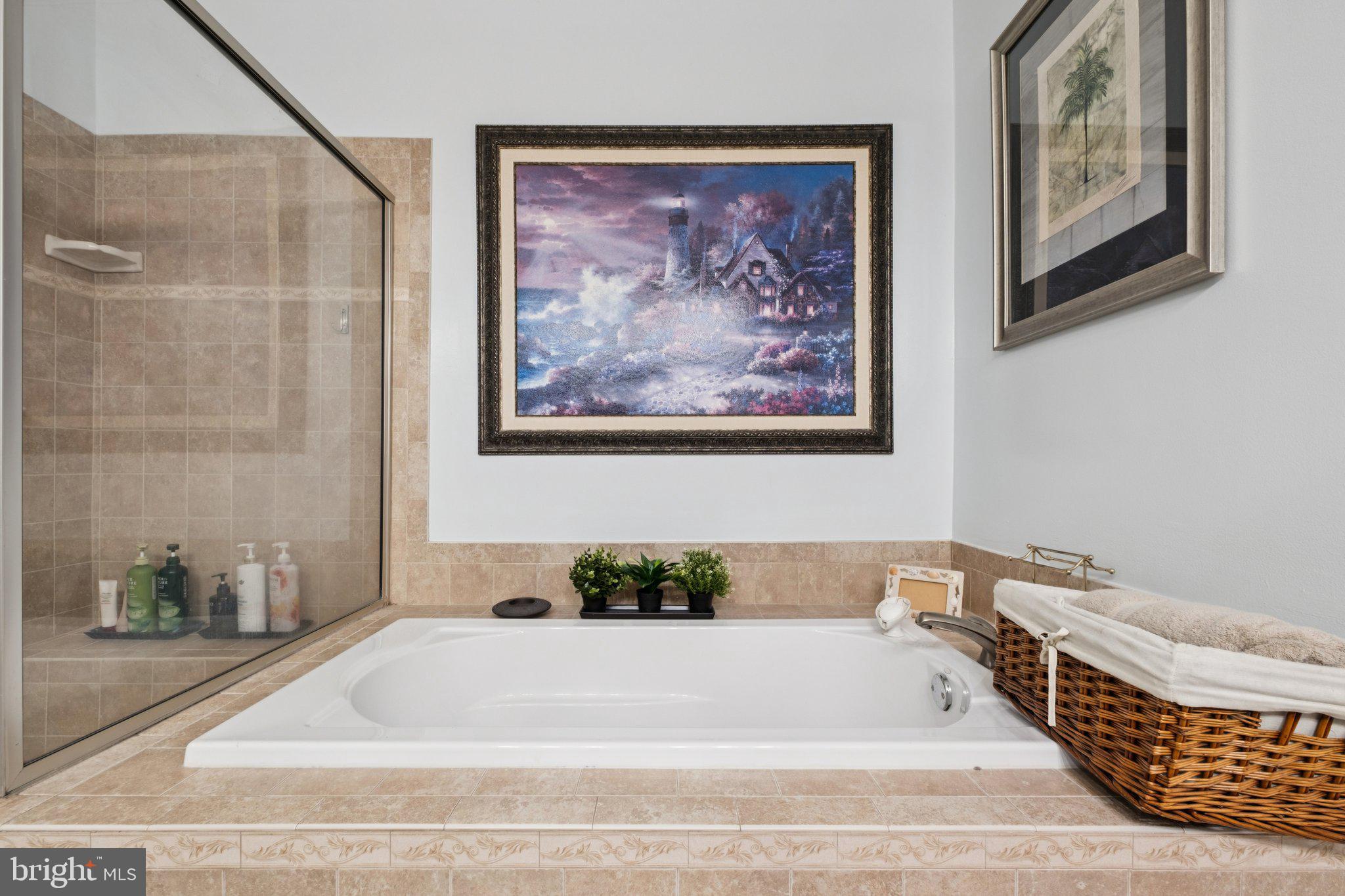 309 Carson Terrace Huntingdon Valley, PA 19006 - Photo 33 of 44 a bathroom with a bathtub and a shower