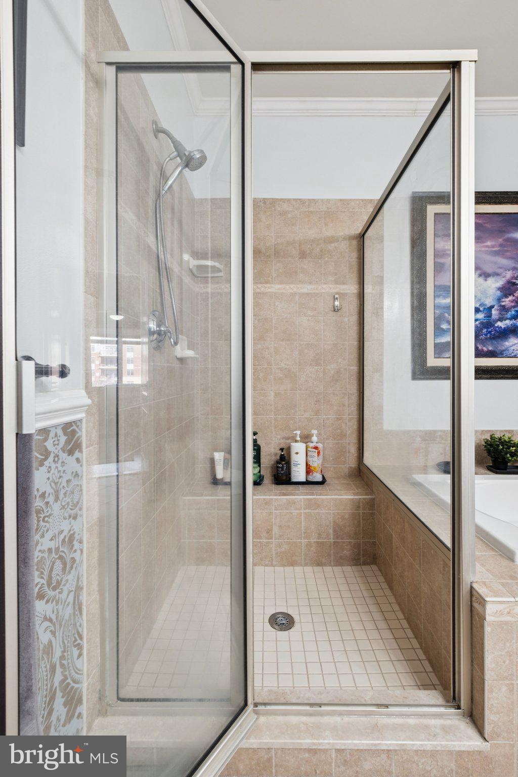 309 Carson Terrace Huntingdon Valley, PA 19006 - Photo 34 of 44 a bathroom with a shower and a bath tub