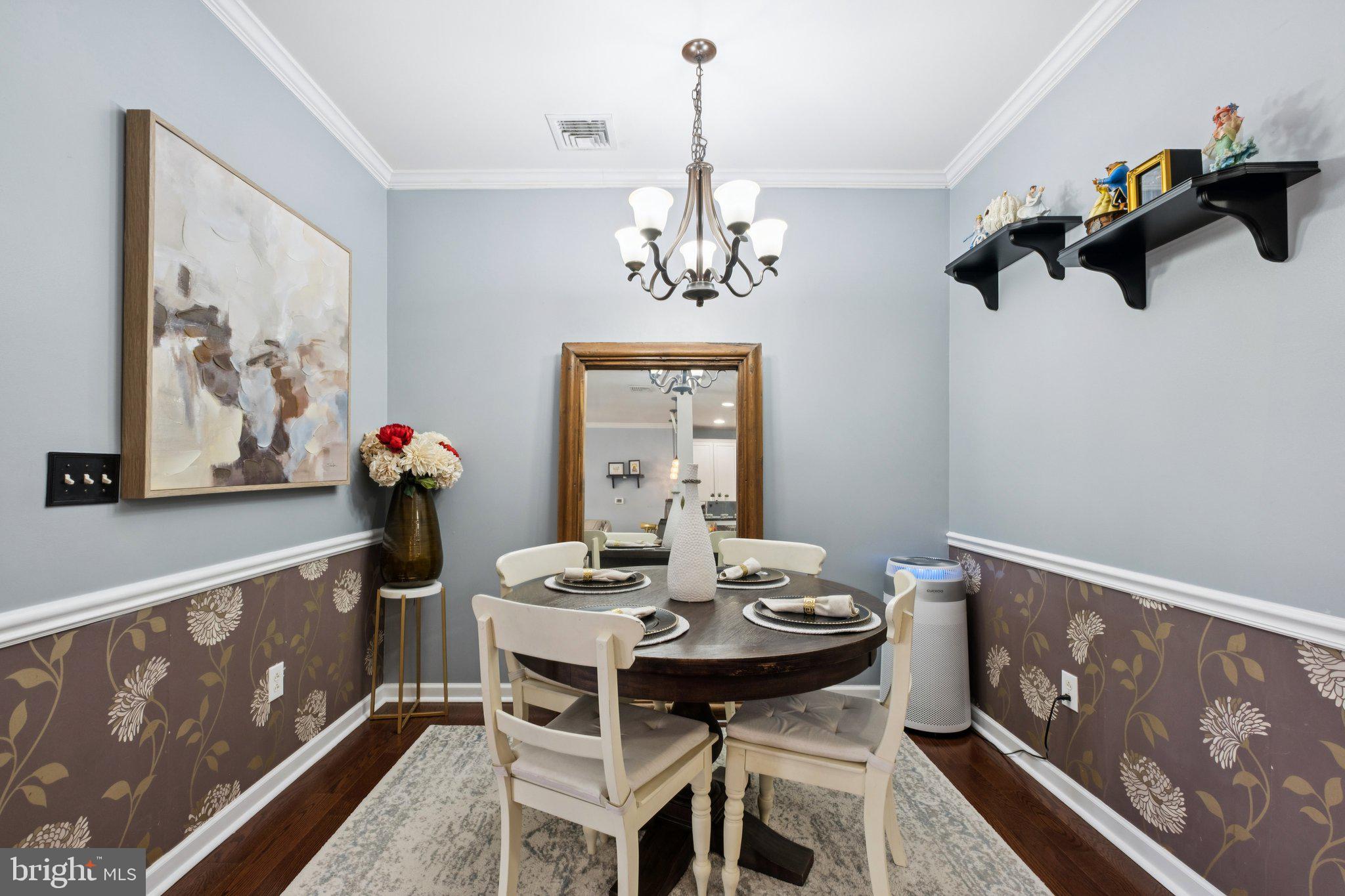 309 Carson Terrace Huntingdon Valley, PA 19006 - Photo 8 of 44 a view of a dining room with furniture and wooden floor