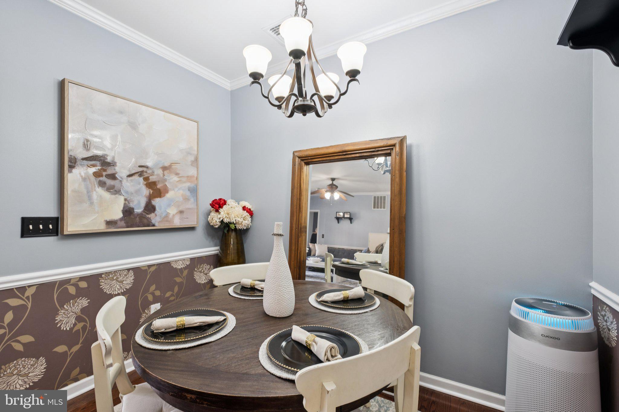 309 Carson Terrace Huntingdon Valley, PA 19006 - Photo 9 of 44 a view of a dining room with furniture and wooden floor