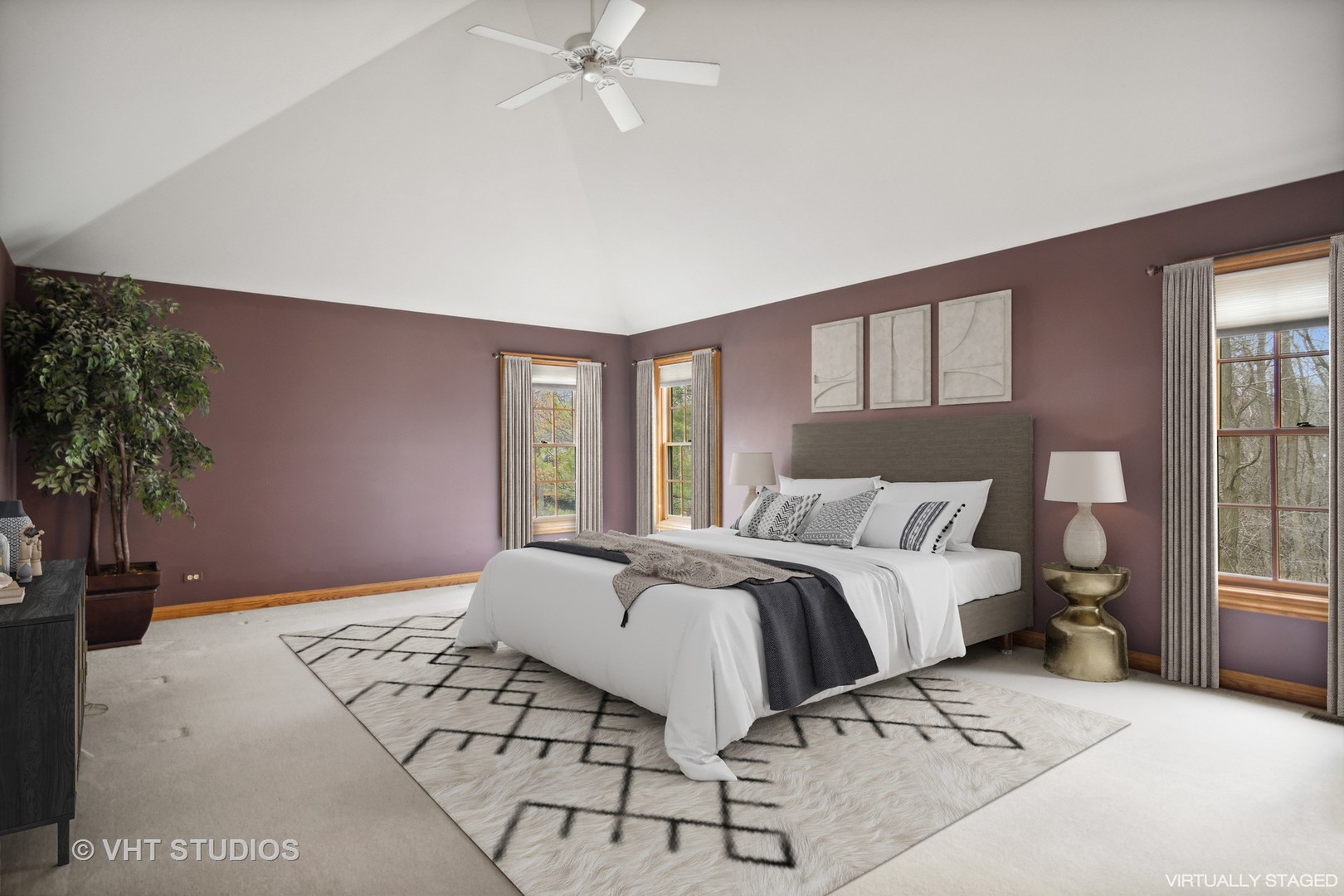 902 Bridle Lane Cary, IL 60013 - Photo 25 of 60 a bedroom with a large bed and a window