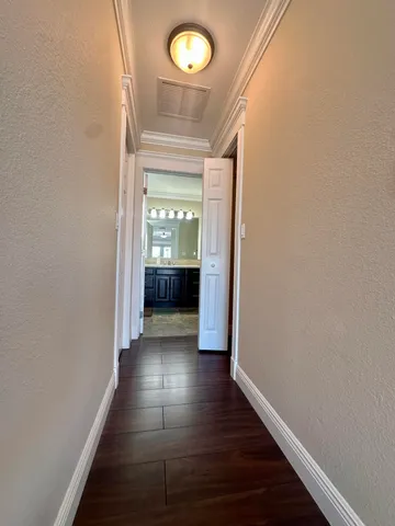 a view of a car park in front of building