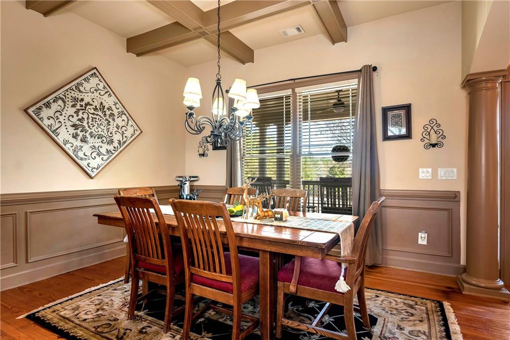 321 Chumbley Road Dawsonville, GA 30534 - Photo 6 of 65 a view of a dining room with furniture