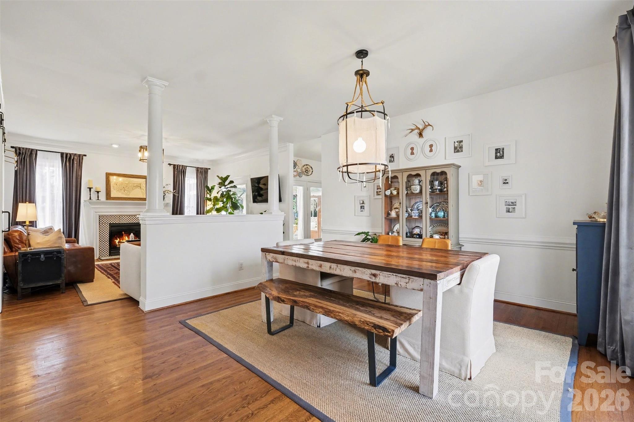 136 Spencer Street Davidson, NC 28036 - Photo 25 of 42 a view of a workspace room with wooden floor