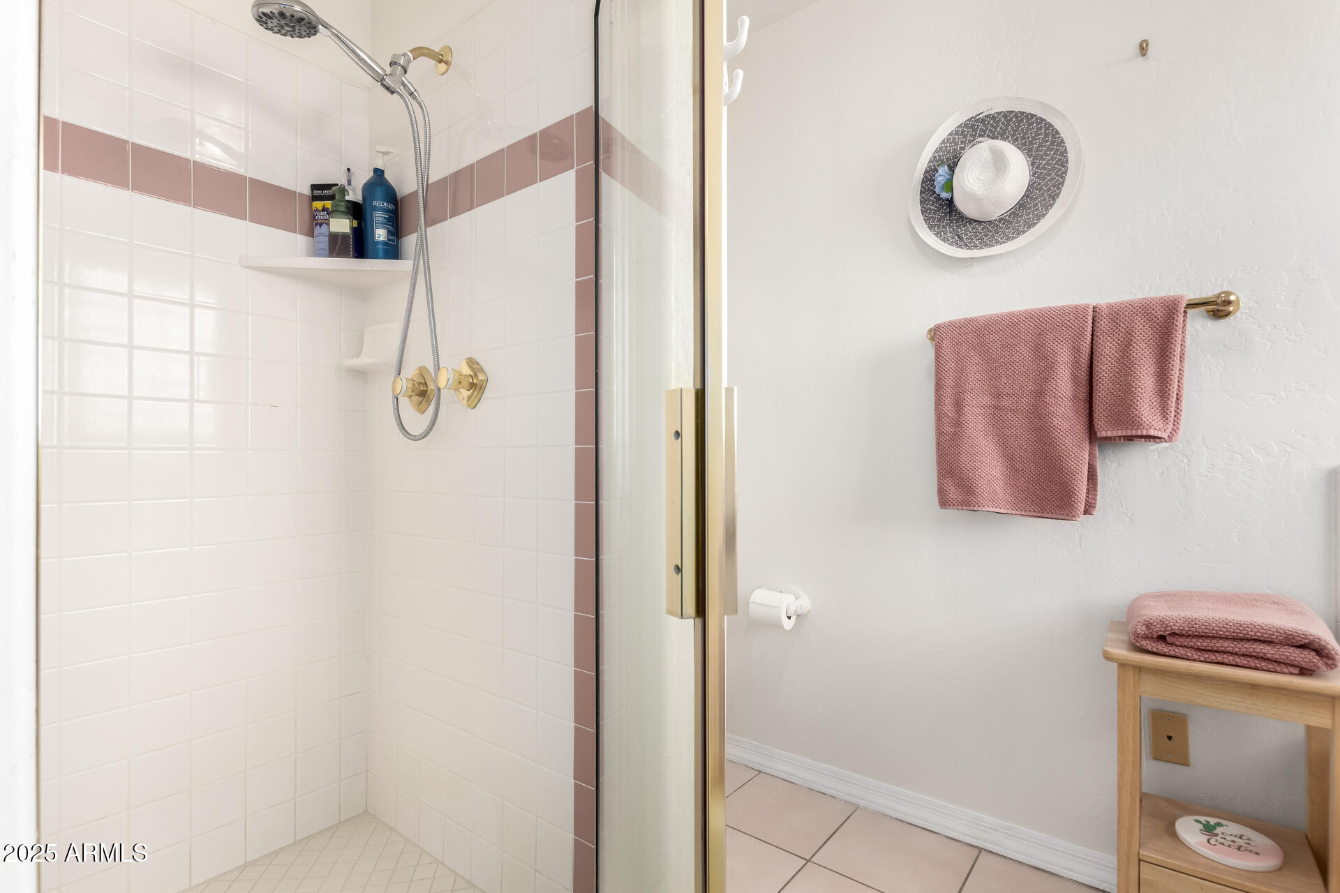 17645 East Stacey Road Queen Creek, AZ 85142 - Photo 37 of 109 a bathroom with a shower and a mirror