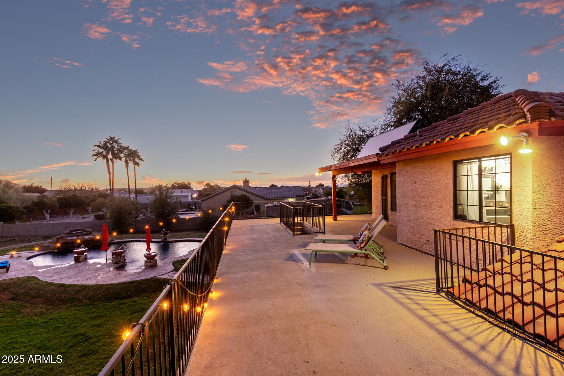 17645 East Stacey Road Queen Creek, AZ 85142 - Photo 60 of 109 a view of swimming pool with outdoor seating