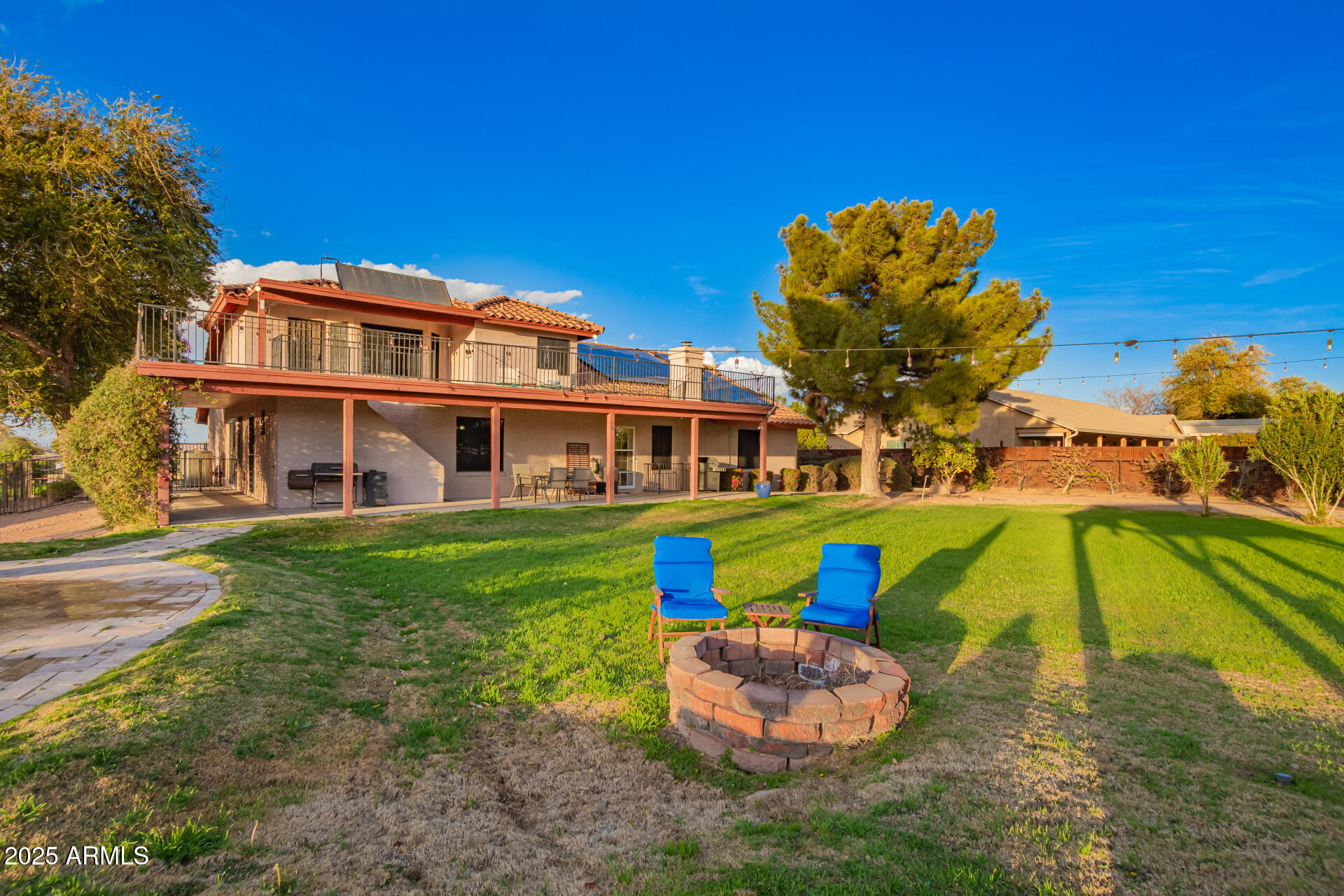 17645 East Stacey Road Queen Creek, AZ 85142 - Photo 84 of 109 a front view of house with outdoor space and swimming pool