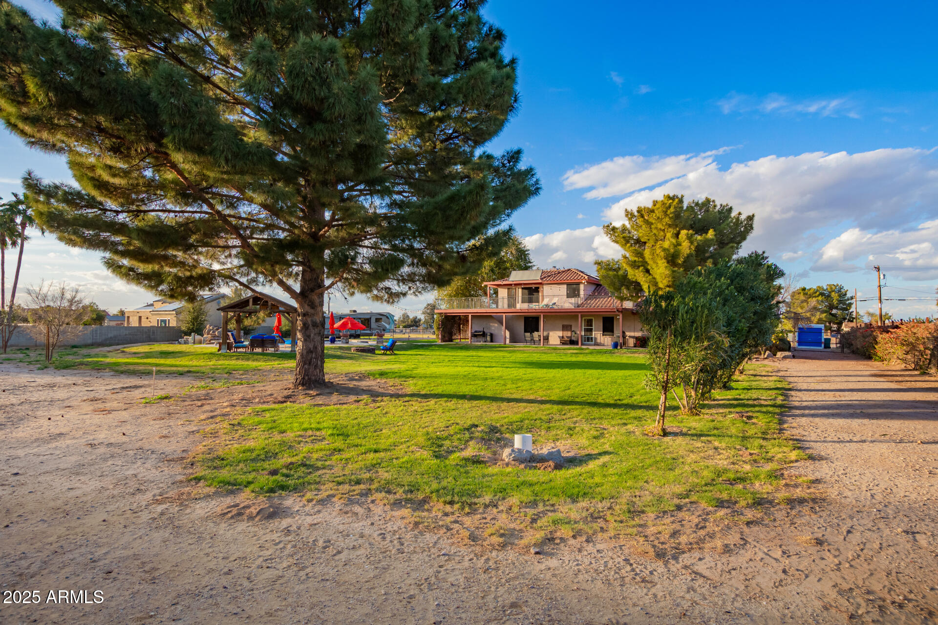 17645 East Stacey Road Queen Creek, AZ 85142 - Photo 92 of 109 a view of yard with swimming pool and green space