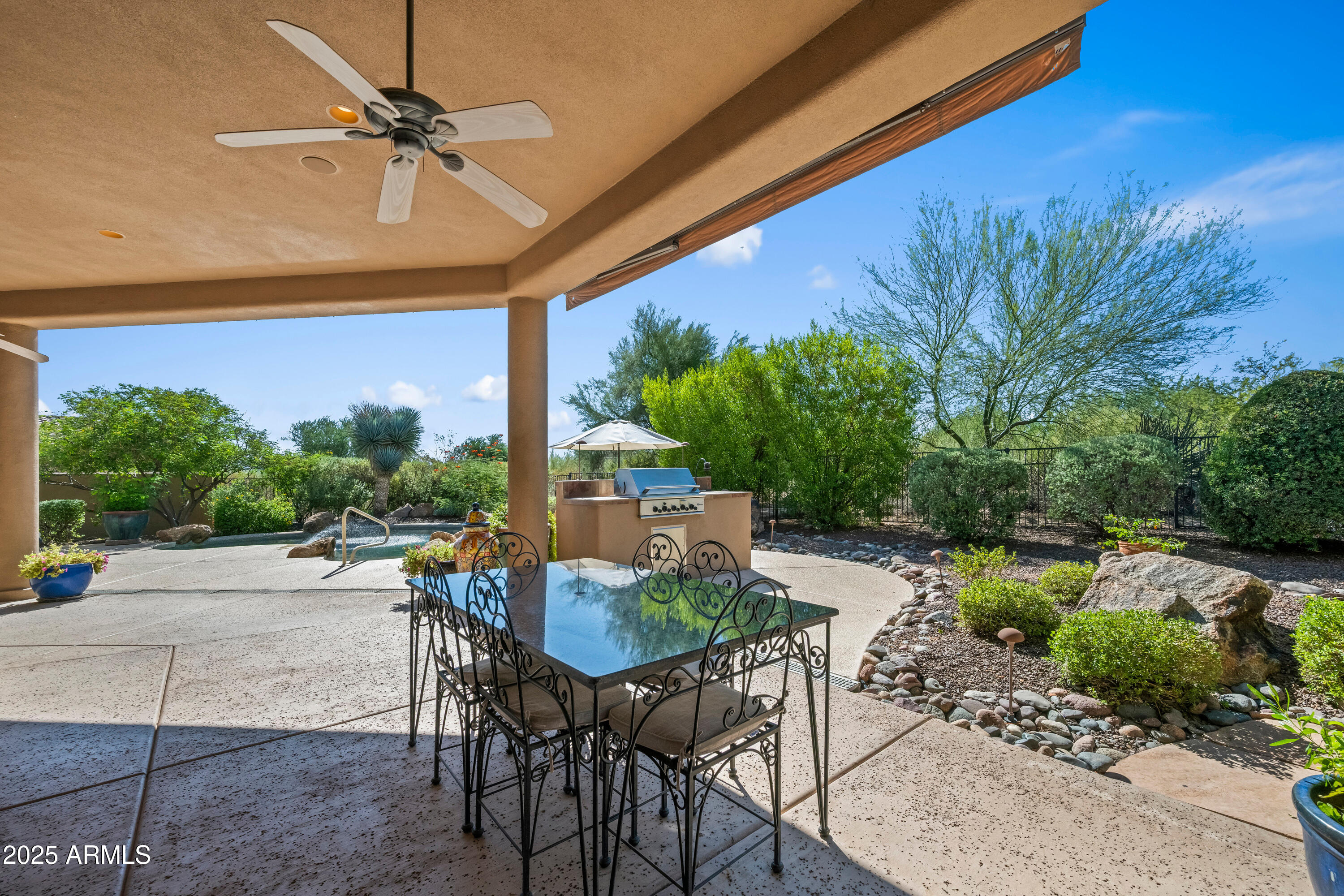 19007 East Lazo Court Rio Verde, AZ 85263 - Photo 44 of 58 a view of yard with patio