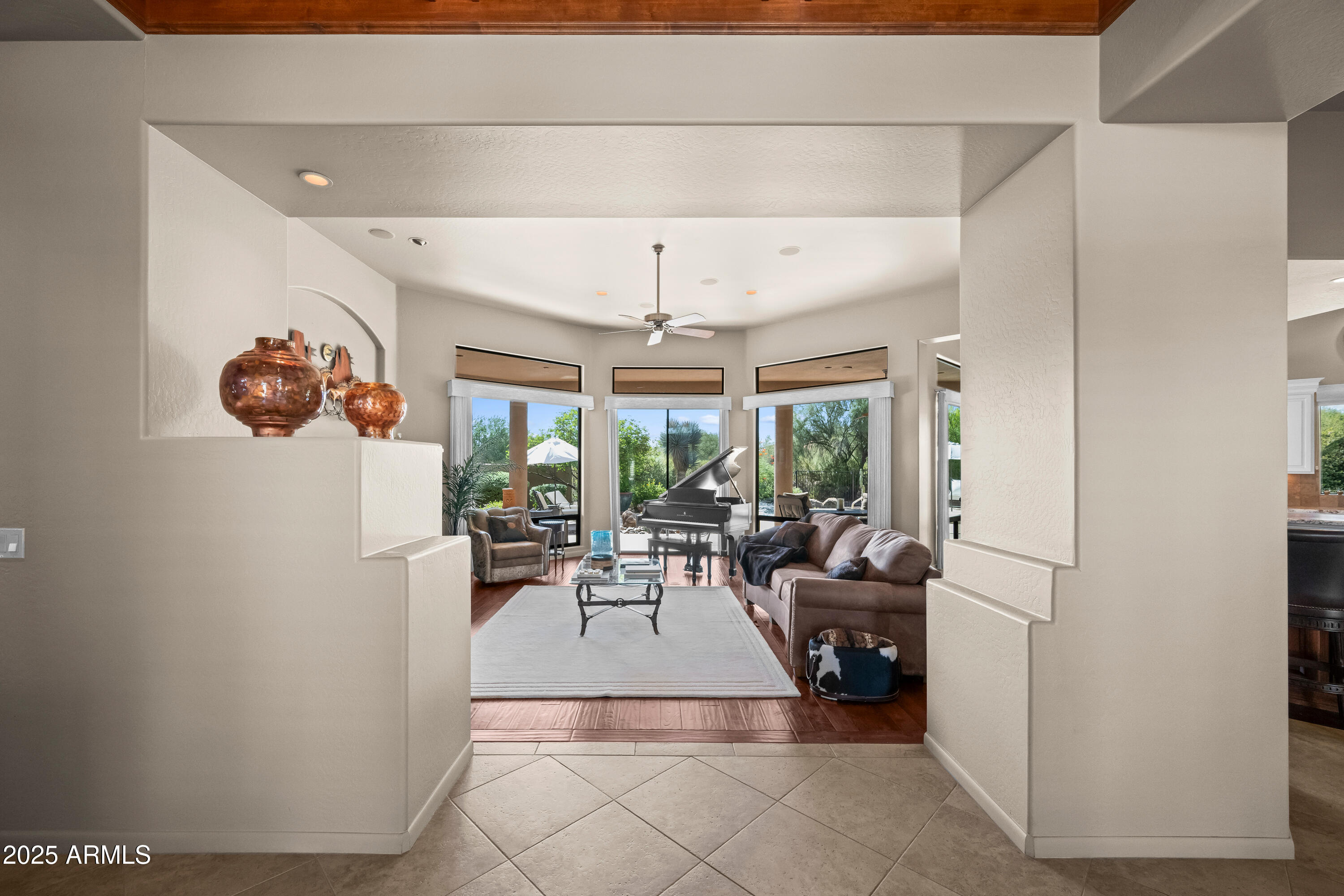 19007 East Lazo Court Rio Verde, AZ 85263 - Photo 8 of 58 a living room with furniture and a large window