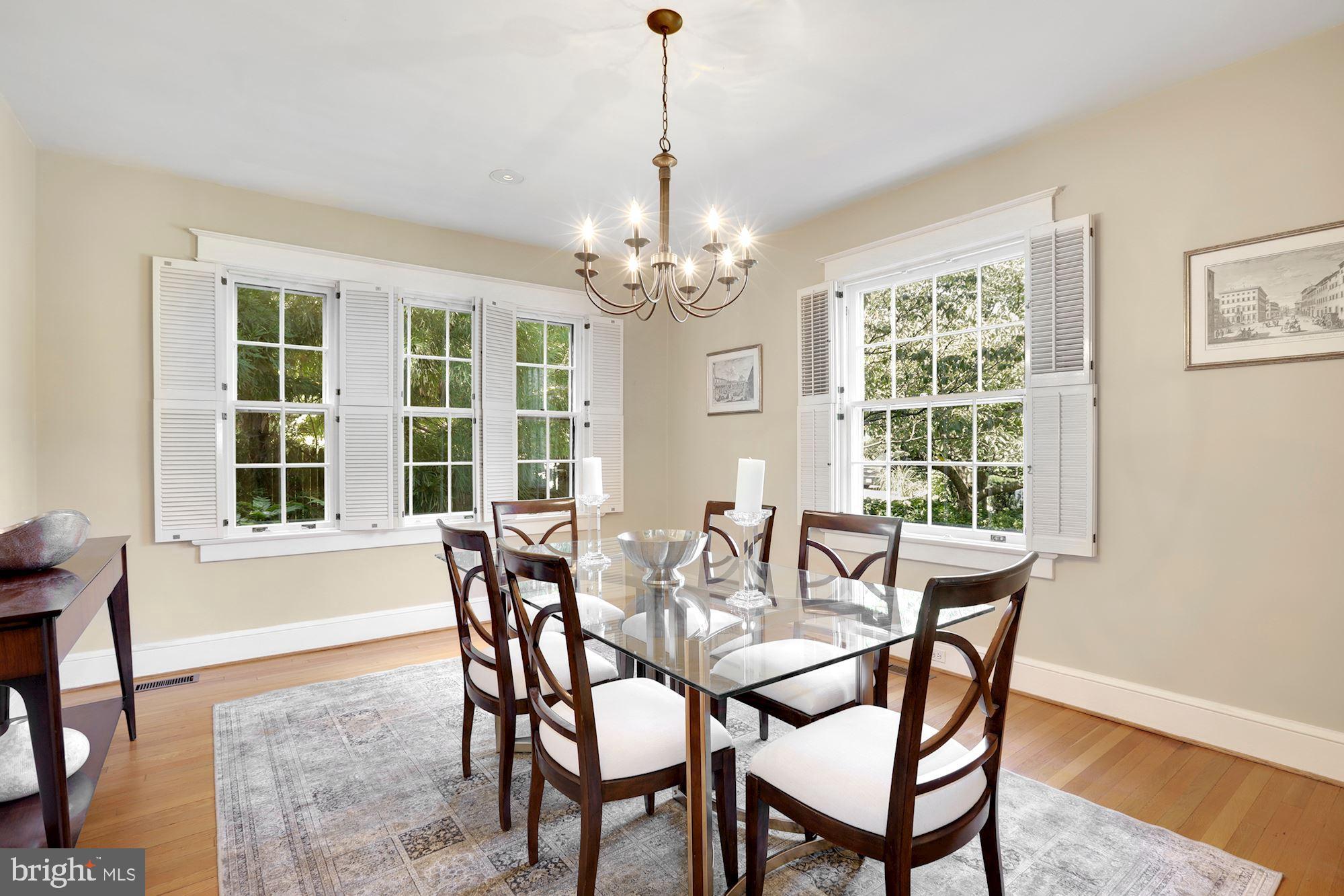 3720 Bradley Lane Chevy Chase, MD 20815 - Photo 9 of 29 a view of a dining room with furniture window and outside view