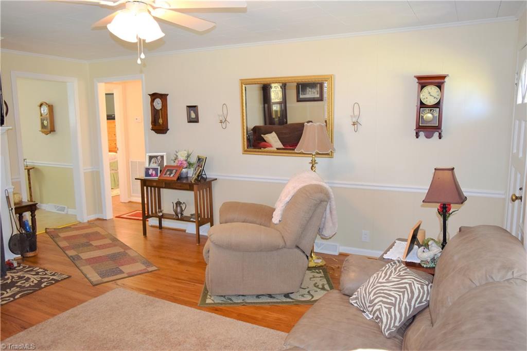 758 Stokesburg Road Walnut Cove, NC 27052 - Photo 4 of 19 Living room with view of kitchen entrance