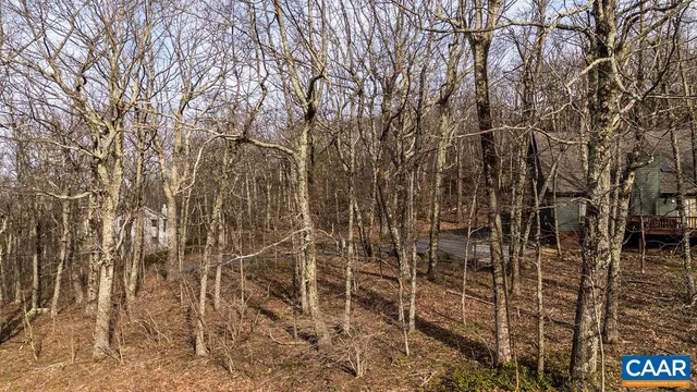 a backyard of a house