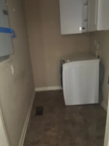 a view of a room with a sink