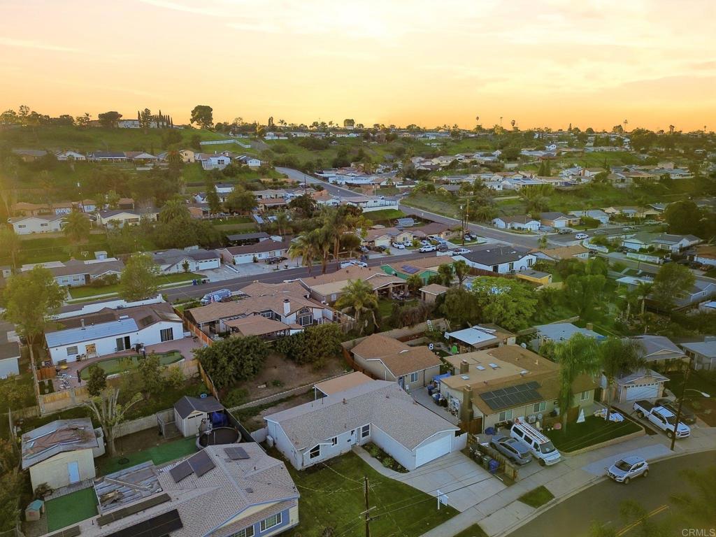 738 Carlsbad Street Spring Valley, CA 91977 - Photo 16 of 40 an aerial view of residential houses with city view